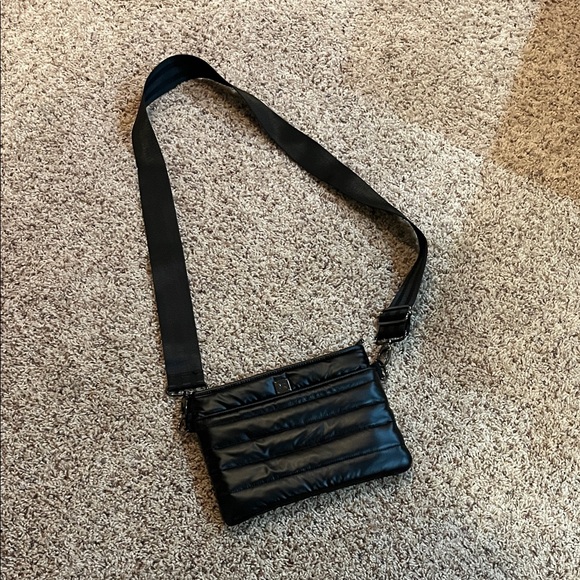 THINK ROYLN Handbags - THINK ROYLN Black Quilted Crossbody Bag